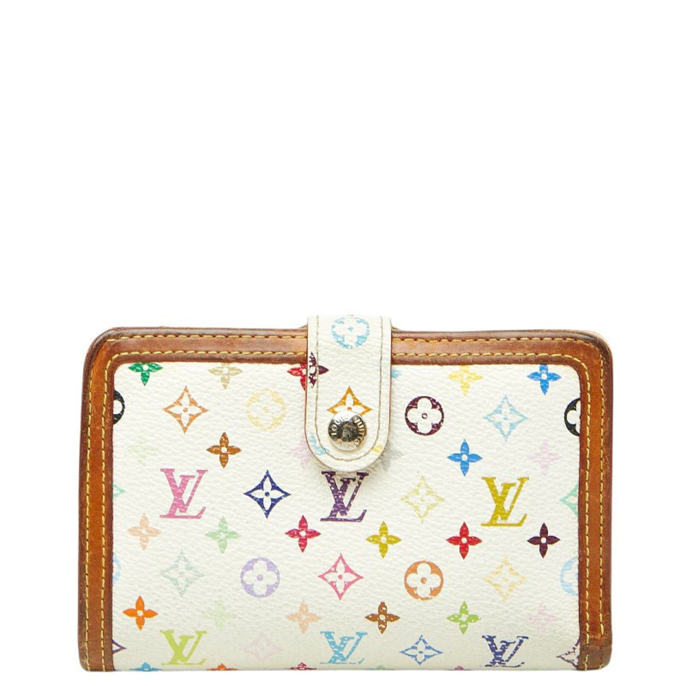 Louis Vuitton Multicolor Porte Monnaie Bifold Wallet Leather